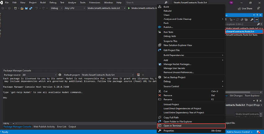 Getting Started with Smart Contract in C# Using Stratis Blockchain